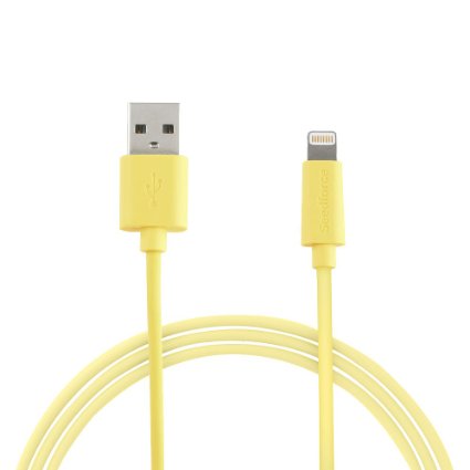 Lightning Cable Apple MFi Certified Seedforce Lightning to USB Cable 3.3ft 1m for iPhone 6 6 Plus 5S 5C 5 iPad Air Air2 mini mini2 iPad 4th gen iPod touch 5th gen and iPod nano 7th gen (Yellow)