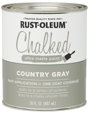 Rustoleum 285141 30 Oz Country Gray Chalked Ultra Matte Paint