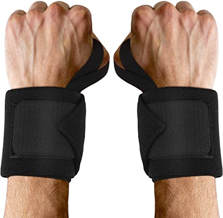 MoKo Wrist Brace (2 Packs),Wrist Strap Adjustable Braces Elastic Pressure Wrist Straps Weightlifting Athletic Compression Hand Support, Workout Accessories for Women Men, Strength Training, Biking