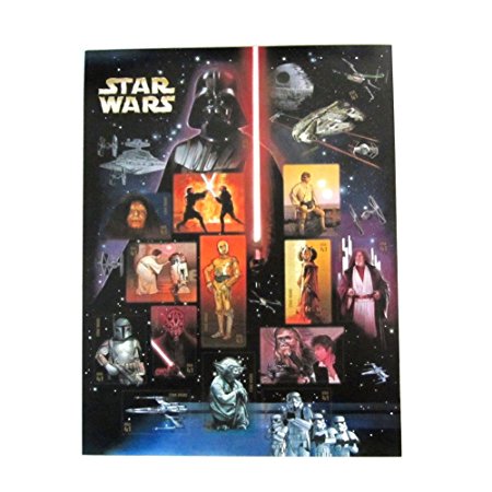 Star Wars Collectible Sheet of Fifteen USPS Postage Stamps