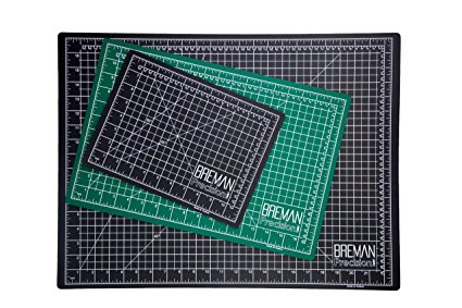 Breman Precision Cutting Mat (12" x 18", Green and Black)