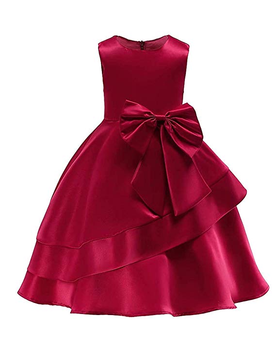 R Cube Baby-Girl's Kid's Birthday Princess Ball Midi Length Gown Dress …