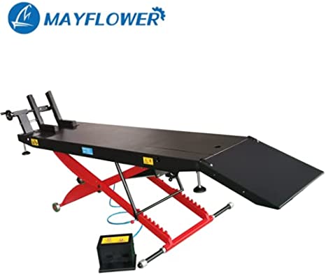 Mayflower Products Motorcycle Lift Air Operated ATV Lift Bike Stand Jack Table 1500 LB ML1500