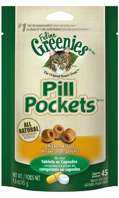 FELINE GREENIES PILL POCKETS Cat Treats