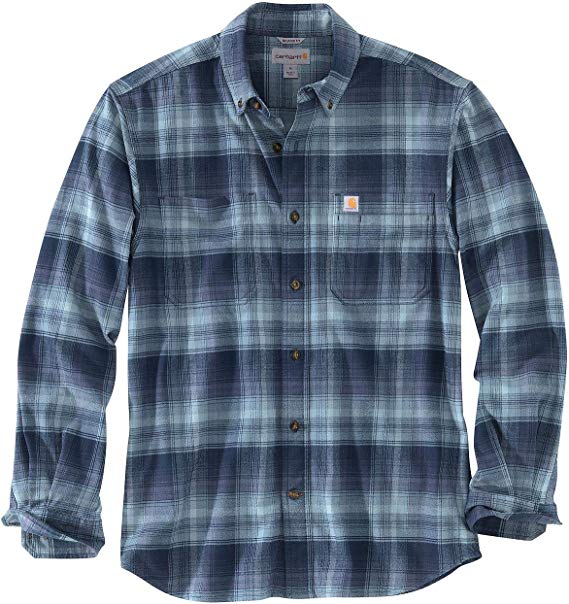 Carhartt Men's Rugged Flex Hamilton Plaid Flannel Shirt (Regular and Big & Tall Sizes)