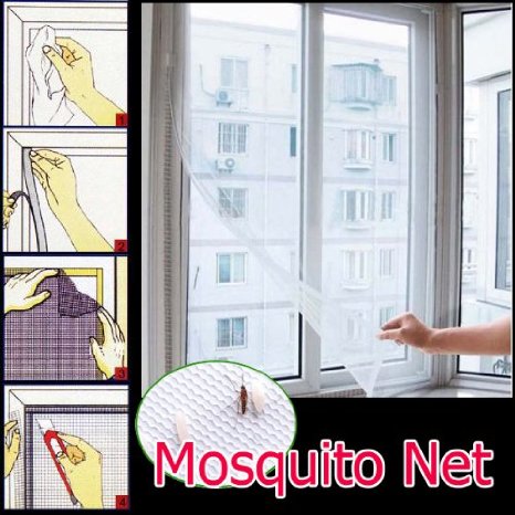NEW WHITE FLY INSECT WASP BUG MOSQUITO WINDOW NET MESH SCREEN UK