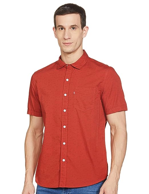 Levi's Men's All Over Printed Slim Fit Shirt