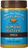 Barney Butter Smooth Almond Butter 16-Ounce Jars Pack of 3