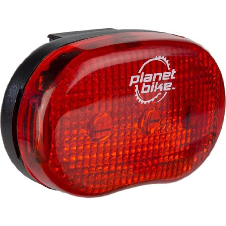 Planet Bike Blinky 3 3-Led Rear Bicycle Light