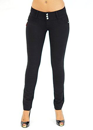 U-Turn Jeans Women's Stretch Cotton,Butt Lift,Skinny Leg Pants
