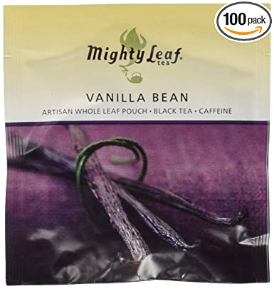 Mighty Leaf Vanilla Bean Tea, 100 Tea Pouches