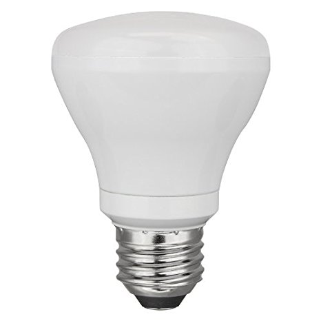 TCP 50 Watt Equivalent, LED R20 Daylight Dimmable Flood Light Bulbs, RLR209W50KD