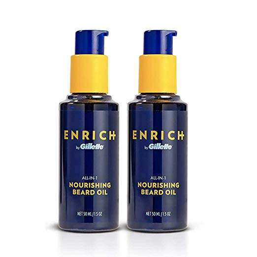 Gillette Enrich, Beard Oil For Men, 2 count