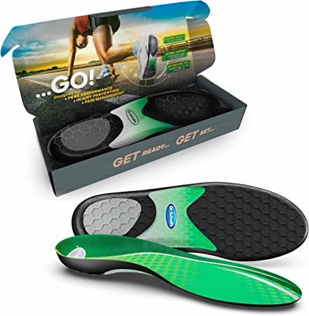 Dr. Scholl's Performance Sized to Fit Running Insoles for Men & Women to Help Prevent Plantar Fasciitis, Men's 12.5-13 Sized to Fit Insole, 1 Count