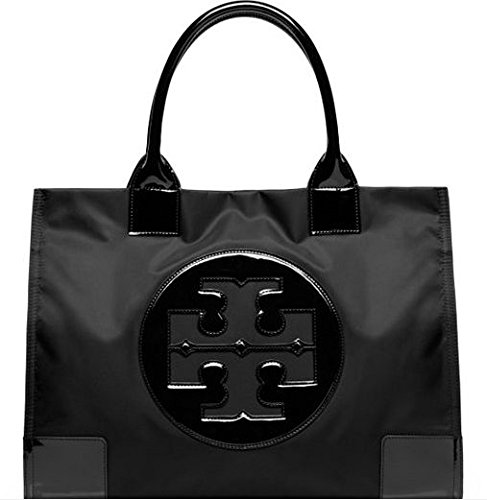 Tory Burch Nylon Ella Tote-Black