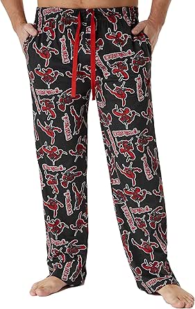 Marvel Pyjama Bottoms Men - Avengers PJ Pants 100% Cotton Nightwear - Official Merchandise