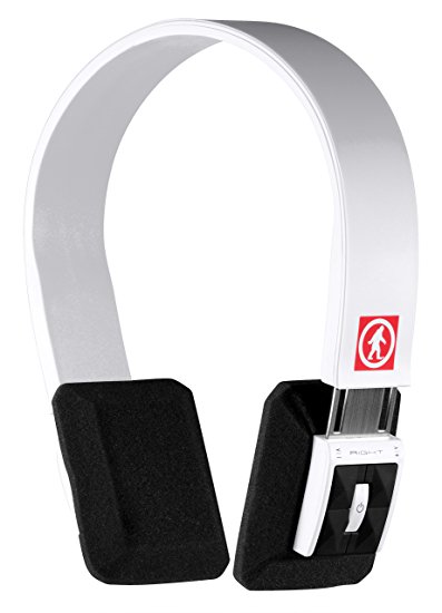 Outdoor Tech OT1102 DJ Slims - Wireless Bluetooth Headphones (White)