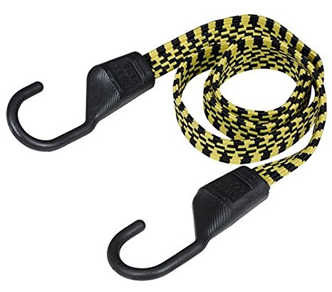 Keeper 06118 Ultra 48" Black/Yellow Flat Bungee Cord
