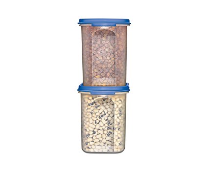 Food Storage Containers - Airtight Dry Food Container with Lids 1100ml, (2 Pack)