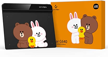 XP-PEN Pen Tablet G640 Line Friends Edition Digital Tablet for Online Teaching Remote Work E-Learning OSU Game and Digital Signature