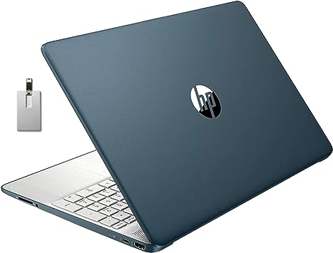 HP 2022 15.6" FHD Business Laptop, AMD Ryzen 5-5500U Processor, 16GB RAM, 1TB PCIe SSD, AMD Radeon Graphics, HD Webcam, Bluetooth, Wi-fi, HDMI, Win 11, Blue, 32GB SnowBell USB Card