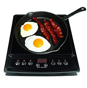 Big Boss 9147 1300-watt Induction Cooktop Compatible with Induction Cookware, Black