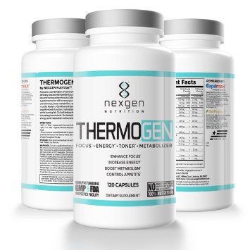 NEXGENutrition Thermogen Fat Burner and Muscle Toner - 120 Capsules