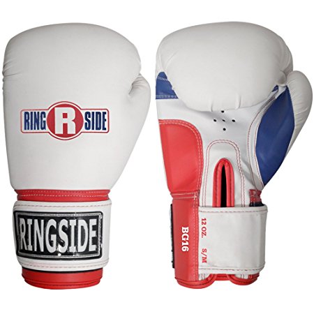 Ringside Pro Style Boxing Training Gloves Kickboxing Muay Thai Gel Sparring Punching Bag Mitts