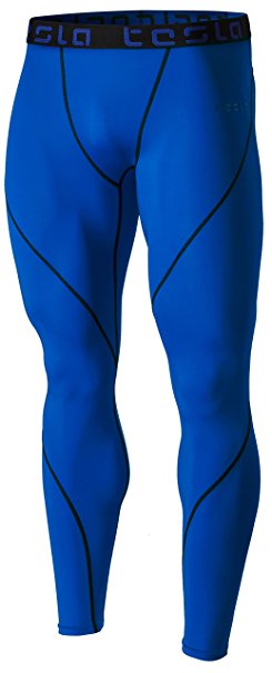 Tesla Men's Compression Pants Baselayer Cool Dry Sports Tights Leggings MUP19/MUP09/P16