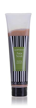 Best Natural Face Scrub for Men - SCRUFF RESCUE Face Scrub - Daily Exfoliator and Face Wash for Deep Cleaning Prevents Blackheads and Ingrown Hairs. pH Balanced Walnut Shell Microdermabrasion, 5.5 oz