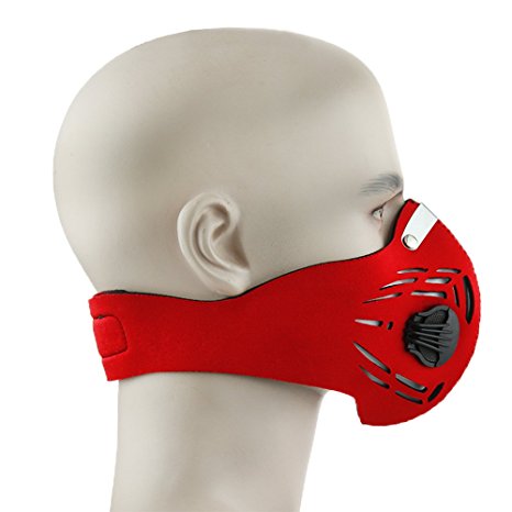 ISKUKA Anti Dust Masks Anti Pollen Allergy Fitness Mask for Cycling Racing All Outdoor Activities