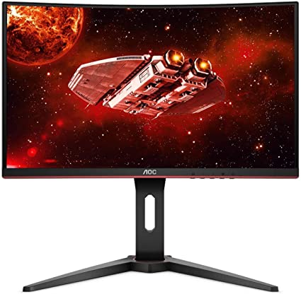 AOC CQ27G1 27-inch 2560x1440 Super Curved QHD WLED 144Hz FreeSync 1ms DisplayPort 1.2 HDMI 2.0 Gaming Monitor (Renewed)