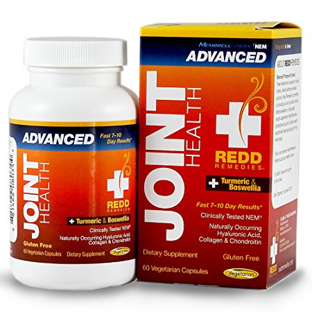 Redd Remedies Joint Health Advanced - Membrell Natural Joint Health Product - Supports Healthy Inflammatory Response - Unique Joint Health Formula - 60 Vegetarian Capsules