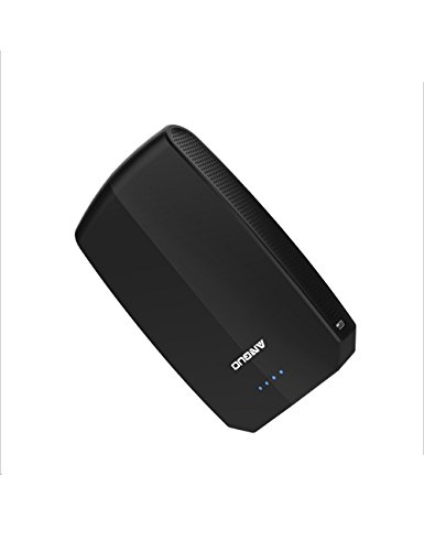 Power Bank，Anguo 10000mAh Power Bank Portable Charger Powerbank External Battery Charger for iPhone 7 Plus 6s 6 Plus, iPad, Samsung Galaxy, Nexus, HTC and More (Black)