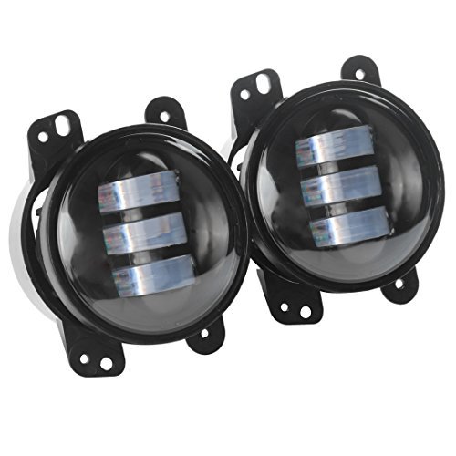 2015 New 2pcs 4 Inch 30w Cree Led Fog Lights for Jeep Tractor Boat Led Fog Lamps Bulb Auto Led Headlight Driving Offroad Lamp