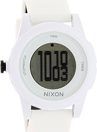 NIXON Men's A326-100 Plastic Analog Black Dial Watch