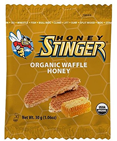 Honey Stinger Organic Waffle, Honey, 1 Ounce (Pack of 16)