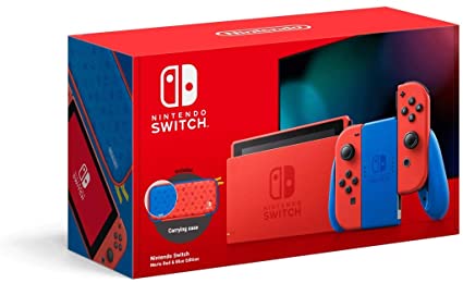 Nintendo Switch Console - Mario Red & Blue Edition