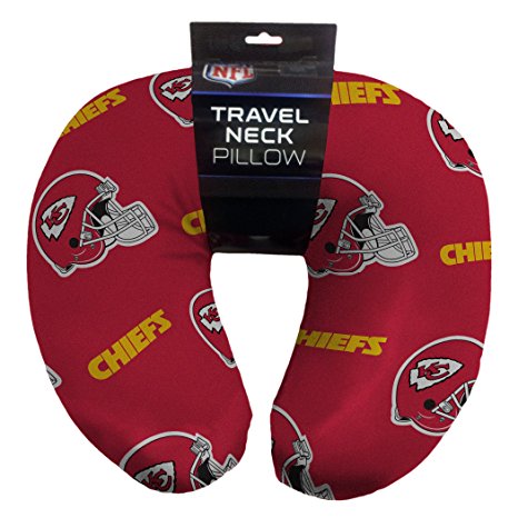 NFL Kansas City Chiefs Beaded Spandex Neck Pillow