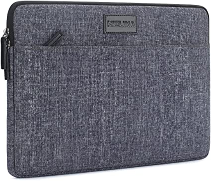 KIZUNA Laptop Sleeve 15.6 Inch Notebook Case Bag for 16" MacBook Pro/15.6" HP EliteBook 755 G5/15.6" Lenovo Yoga 730/Dell XPS 15/LG Gram 15/Ideapad, Grey