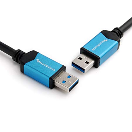 BlueRigger SuperSpeed USB 3.0 Type A Male to Type A Male Cable (3 Feet/0.9 Meter)