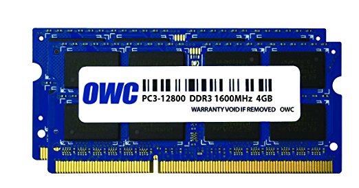 8.0GB OWC DDR3L PC12800 1600MHz Kit (4GBx2)