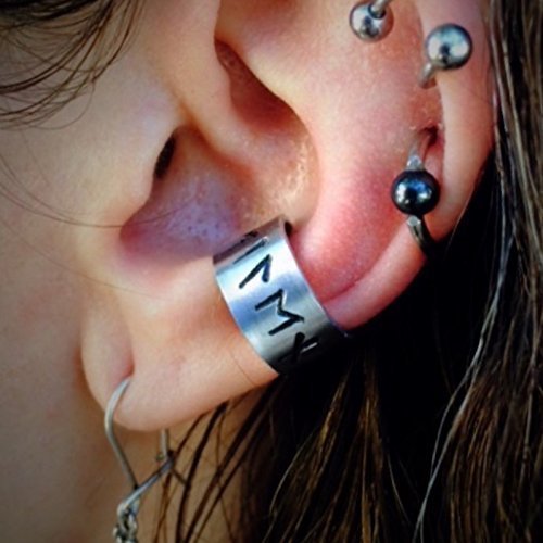 Custom Rune Ear Cuff - Choose your Runes - Silver, Aluminum or Copper - Viking Jewelry