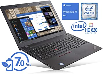 Lenovo ThinkPad E570 Laptop, 15.6" HD Display, Intel Core i5-7200U Upto 3.1GHz, 32GB RAM, 1TB SSD, DVDRW, VGA, HDMI, Card Reader, Wi-Fi, Bluetooth, Windows 10 Pro (Renewed)