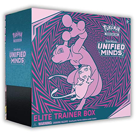 Pokemon TCG: Sun & Moon—Unified Minds Elite Trainer Box   8 Booster Pack   A Collector's Box
