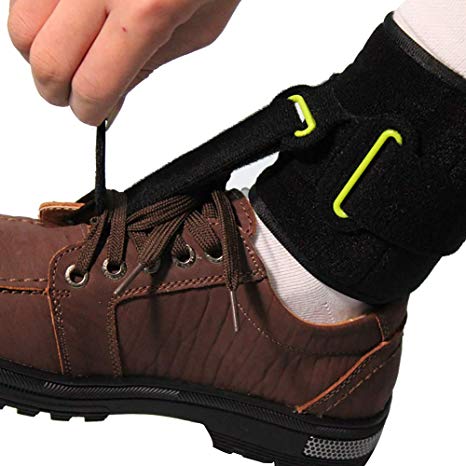 Ankle Joint Foot Drop Orthosis, Adjustable Foot-UP Ankle Brace Day Time Pain Relief Plantar Fasciitis，Splint Orthotics Strap Ankle Sprain Achilles Tendinitis Ankle Supports HYB216