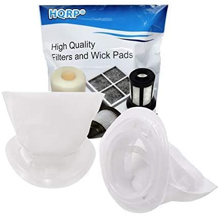 HQRP 2-Pack Filter compatible with Black Decker HNV115B, HNV115J, HNV215B, HNV220B Series Hand Vac Vacuum Cleaners, EVF100 Replacement