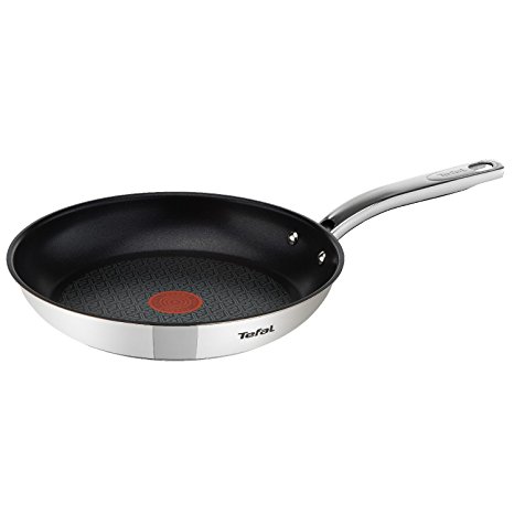 TEFAL 28CM STYLISH INTUITION STAINLESS STEEL INDUCTIONABLE NON-STICK FRYING PAN