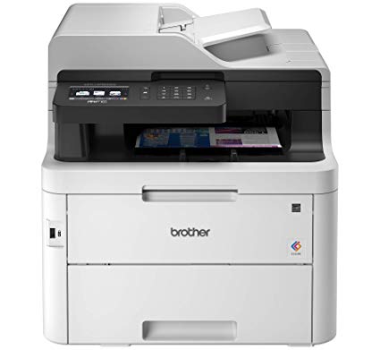 Brother MFC-L3750CDW Compact Digital Color All-in-One Printer Providing Laser Printer Quality Results, 3.7” Color Touchscreen, Wireless Printing, Duplex Printing