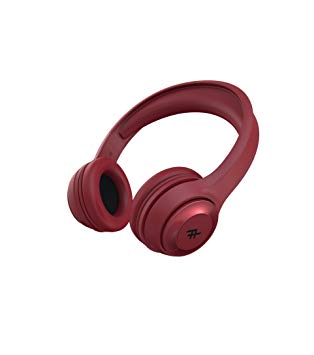 iFrogz Audio - Toxix Wireless Over-The-Ear Wireless Headphones - Red